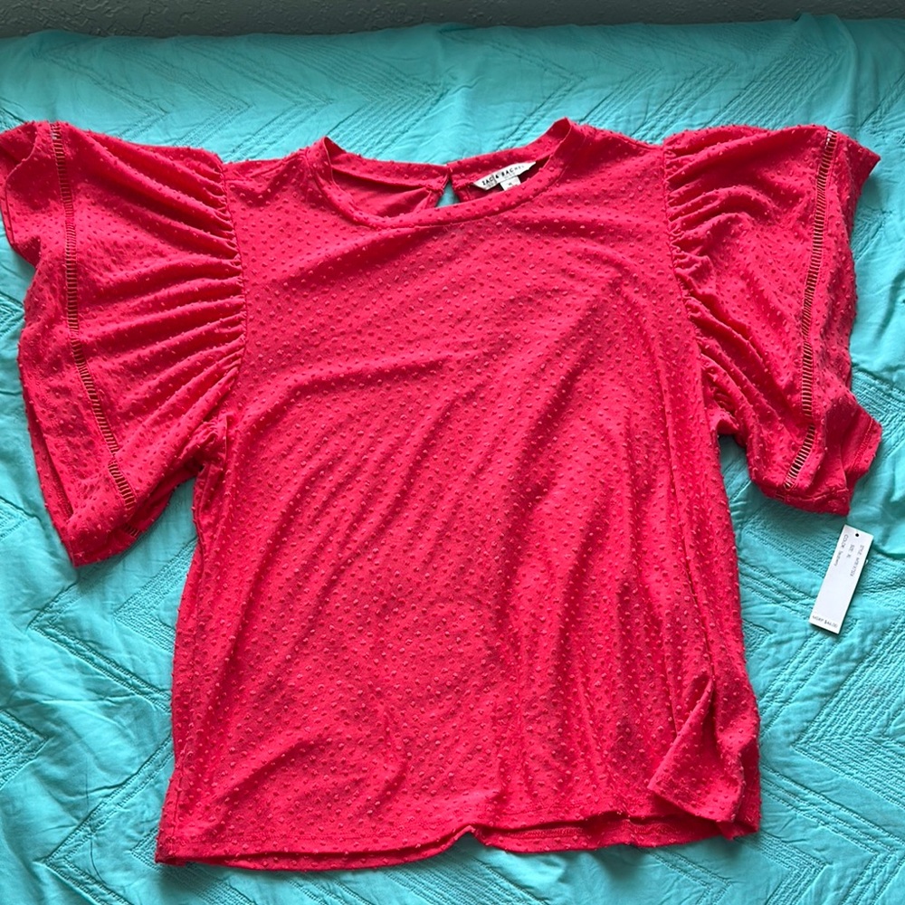 Elegant Red Women's Top